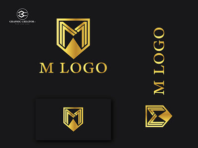 Luxury M logo design flat graphic design icon illustration illustrator logo minimal texture typography