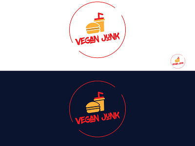 Junk Food Logo branding design flat graphic design icon illustration illustrator junkfood junkfoodlogo logo minimal