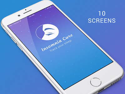 Cure Insomnia iOS App android app flat ios latest metro mobile mobile app ui ui ux designer ux