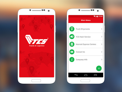 TCS Android App android app flat ios lahore mobile mobile app pakistan ui ui ux designer ux