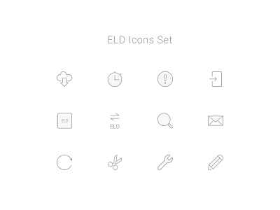 Iconography android app dashboard designer flat icons ios keeptruckin ui ux website
