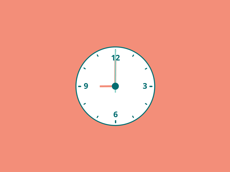 clock animation