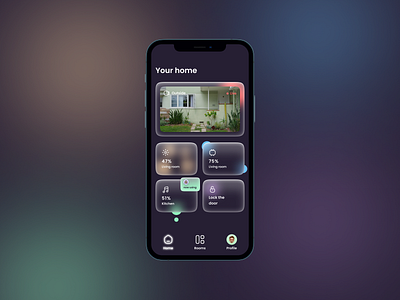 Smart Home App app design minimal ui ui design uiuxdesign ux