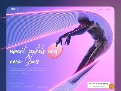 Web Header Design 2020 design app blue design figma header illustration minimal pink splash website