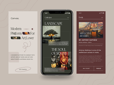 Art Gallery App Concept