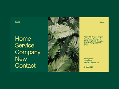 Green & Yellow Menu design green layout menu plant ui web design yellow