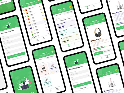 Ödüllü Anketler - Mobile app design