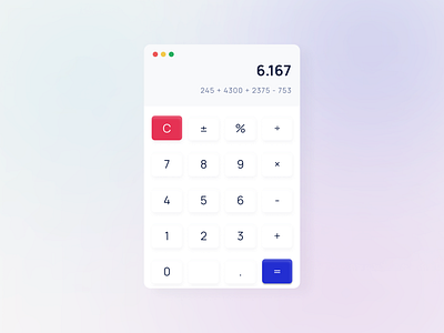 Daily UI #004 - Calculator