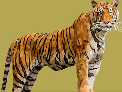 Polygonal Tiger