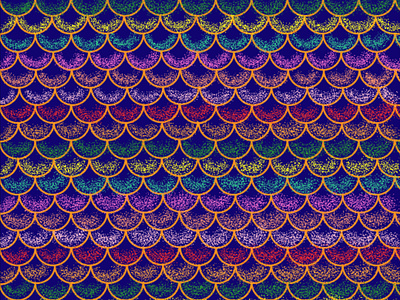Sprinkle Scales Pattern fish fish scales illustraion illustrator pattern scales sprinkles