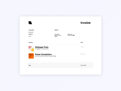 Digital Invoice