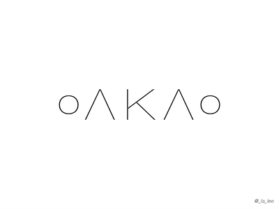07 OAKAO design illustration logo vector