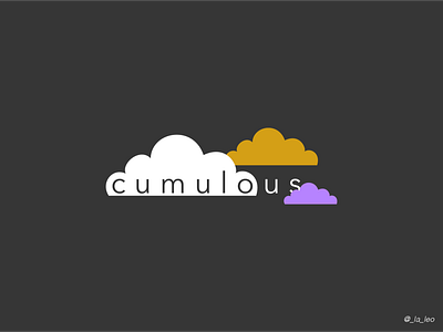 14 cumulous design illustration logo vector