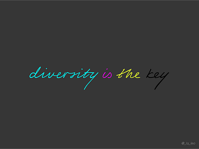 15 diversity is the key design illustration logo vector