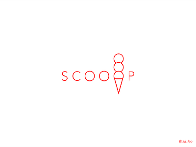 27 scooop dailylogo dailylogochallenge design ice icecream illustration logo scooop vector