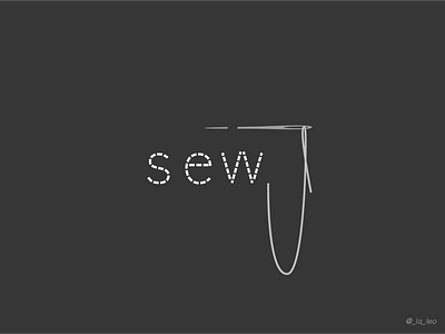 28 sew clothing dailylogo dailylogochallenge design illustration logo needle sew thread vector