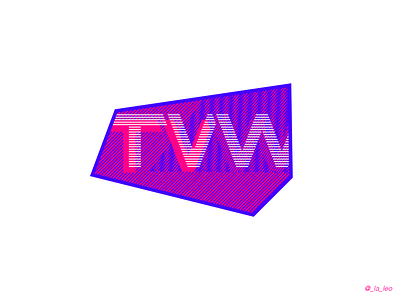 37 TVW dailylogo dailylogochallenge design illustration logo tv tvw vector