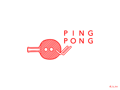 39 Ping Pong dailylogo dailylogochallenge design illustration logo messaging app ping pong pingpong vector