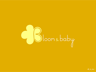 46 Bloom & baby apparelbrand baby babyapparel babyapparelbrand bloom bloomandbaby dailylogo dailylogochallenge design illustration logo logodesign vector