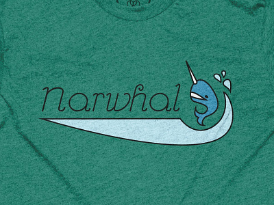 Join Team Narwhal narwhal print shirt water