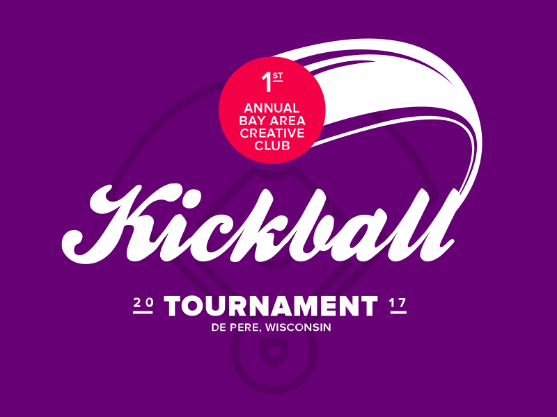 Bay Area Creative Club - Kickball Tournament 2017 after effects ball competition gif kickball logo sports tournament wisconsin