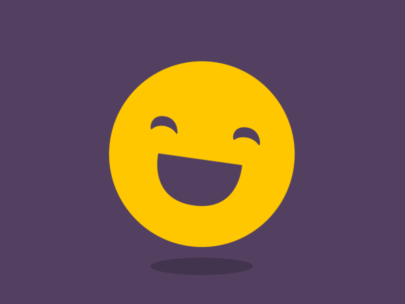 Laughing Emoji by Jacob Miller for Headway on Dribbble