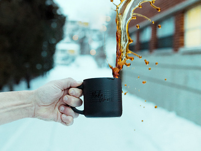 Make Waves - Coffee Mug agency black coffee gift holiday mug packages splash thank you waves winter wisconsin