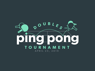 Ping Pong Tournament 2019 - Bay Area Creative Club after effects animation figma fundraiser logo motion design ping pong sports
