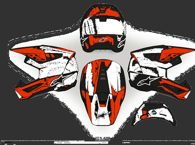 Alpinstars helmet contest colourful #2 alpinestars branding design illustration red edition sketchbook