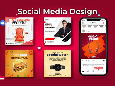 Social Media Post Design Templates banner design design facebook post design graphic design graphicdesign twitter post design
