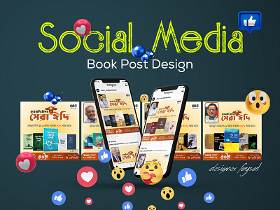 Social Media - Book Post Design social media