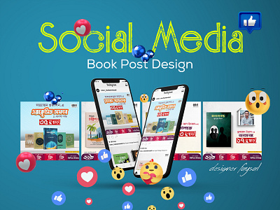 Social Media Book Post Design social media