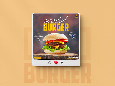 Burger Post Design