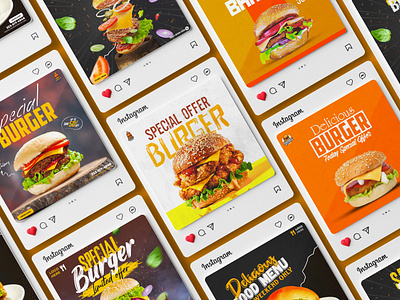 Burger Post Design efaysal