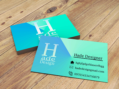 Business card mockup design