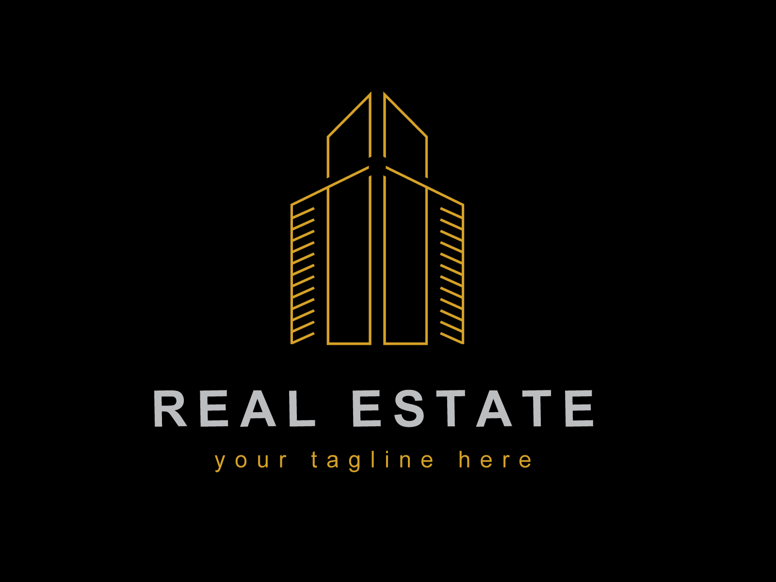 Real Estate Logo by Creativia on Dribbble