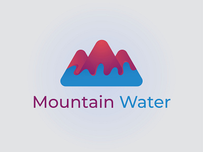 mountain water logo branding design hilllogo logo designer logo mark logoinspirations logomaker logos logotype minimalist modern modern logo design mountainlogo