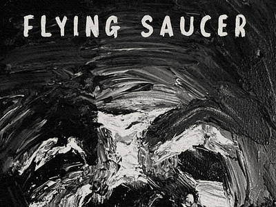 Flying saucer attack poster