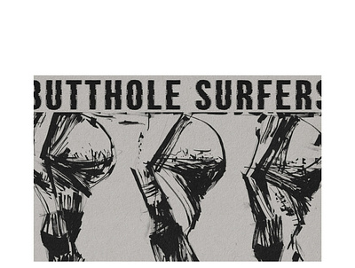 Butthole surfers poster. bands design graphic design illustration illustrator music typography