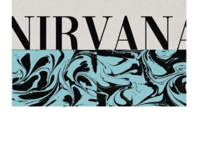 Nirvana poster bands design graphic design illustration illustrator music typography