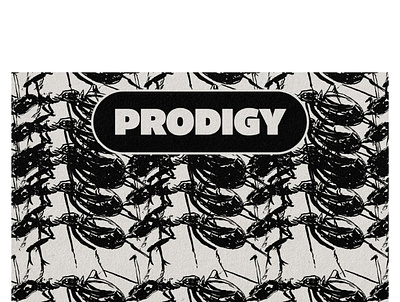 Prodigy poster bands branding design graphic design illustration illustrator music typography