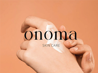 ONOMA Skincare Brand branding design graphic design illustration logo typography vector