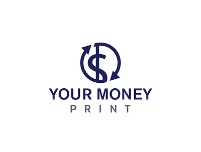 Your Money Print branding design fiverr design fiverr.com fiverrgigs illustration illustrator logo ui vector