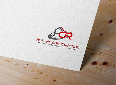 HEALING CONSTRUCTION brand construction logo creative logo fiverr design fiverr.com fiverrgigs graphic design illustration logo design real estate ui unique