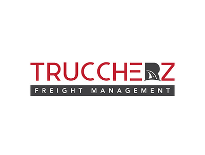 TRUCCHERZ FREIGHT MANAGEMENT branding dispatching fiverr design fiverr.com fiverrgigs graphic design illustration logo design minimal road truck trucking industry ui unique