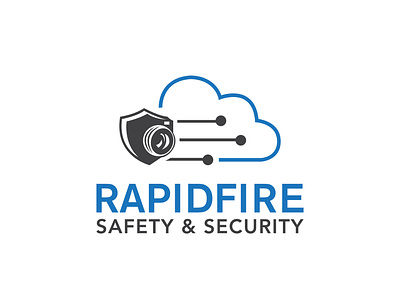 RapidFire Safety & Security branding design electronic security companies fiverr design fiverr.com fiverrgigs graphic design logo security technology ui unique