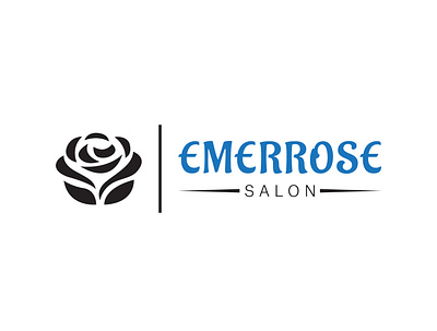 EMERROSE SALON branding fiverr design fiverr.com fiverrgigs illustration logo design rose salon logo ui unique