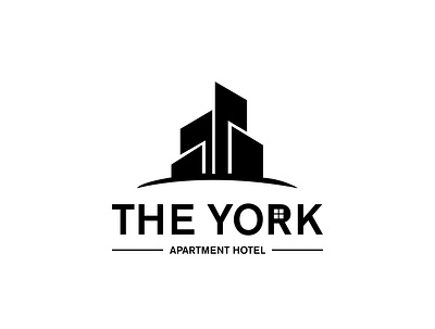 THE YORK APARTMENT HOTEL apartment apartment hotel branding fiverr design fiverr.com fiverrgigs graphic design hotel logo illustration logo design ui unique