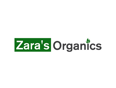 Zara's Organic branding fiverr design fiverr.com fiverrgigs graphic design icon illustration leaf logo design natural organic organic products ui unique