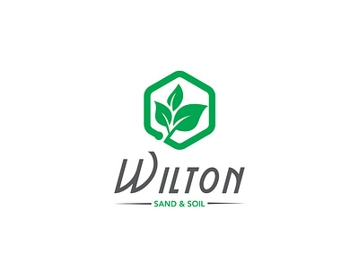 WILTON SAND & SOIL branding fiverr design fiverr.com fiverrgigs graphic design green illustration landscaping logo leaf nature ui unique